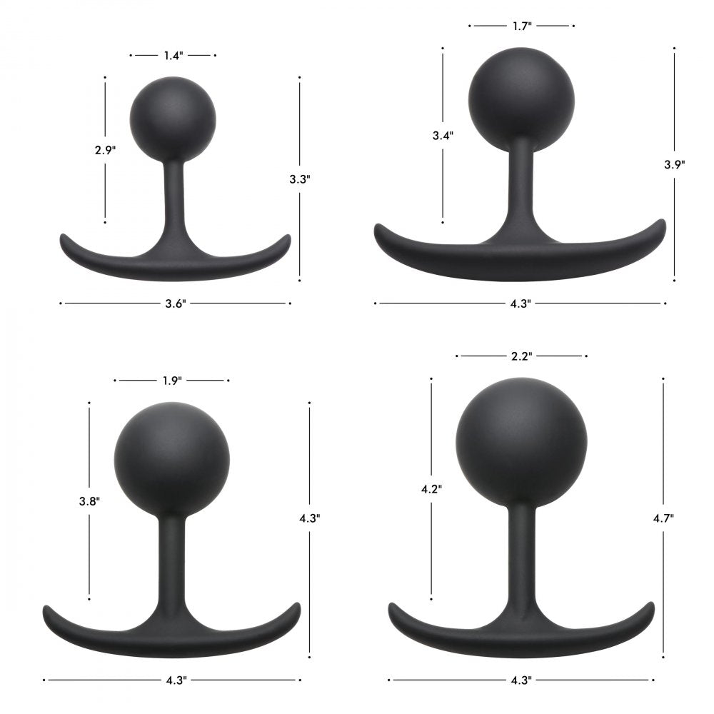 Premium Silicone Weighted Anal Plug Premium Silicone Weighted Anal Plug