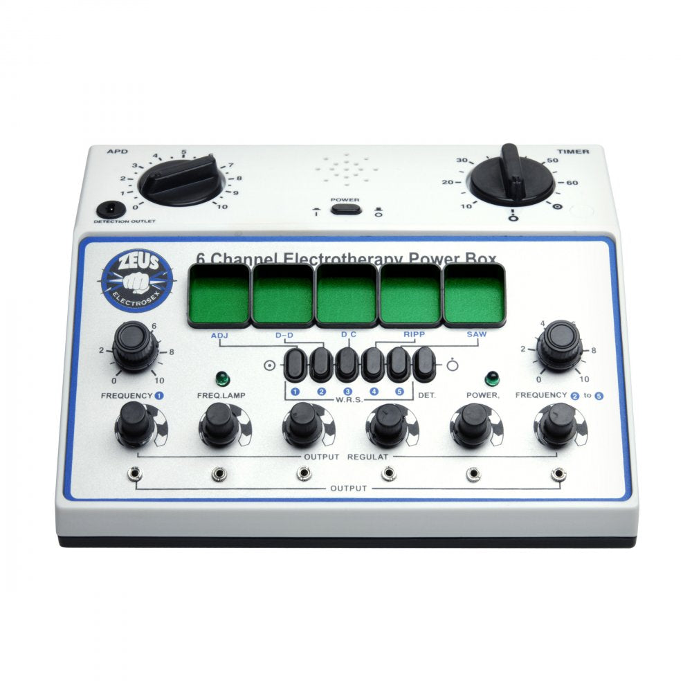 Zeus 6 Channel Deluxe Electrosex Power Box