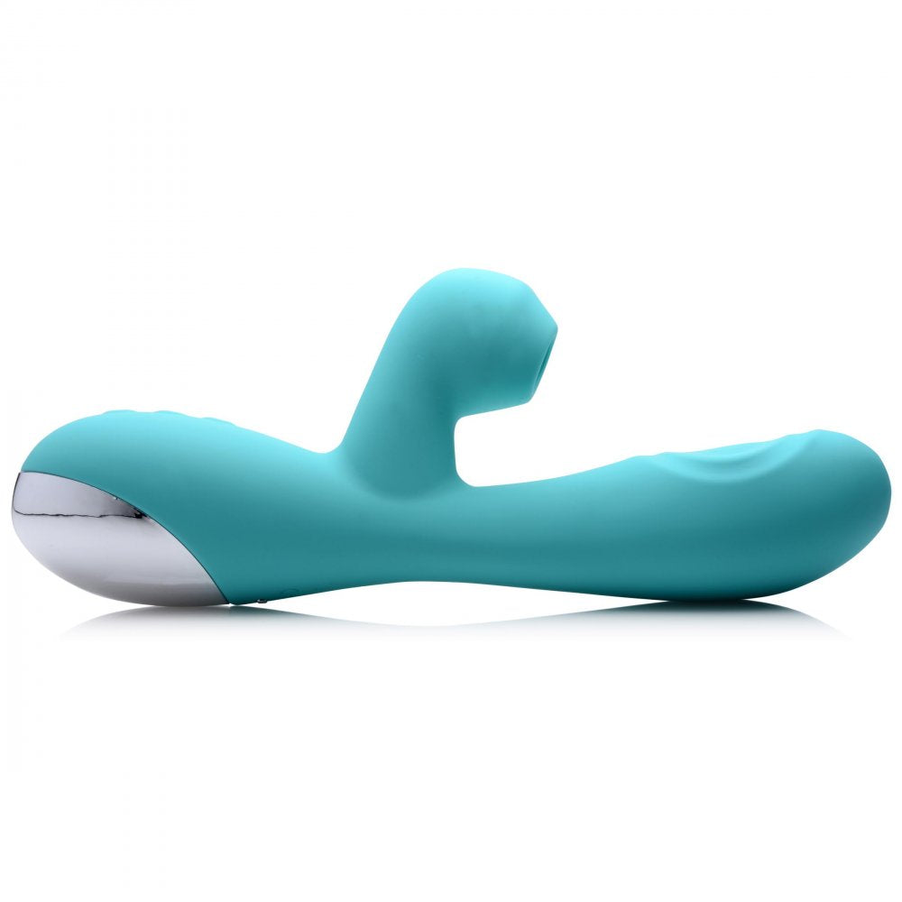 suction rabbit vibrator Playboy Pleasure Fluffle Rechargeable Silicone Twirling Rabbit Vibrato