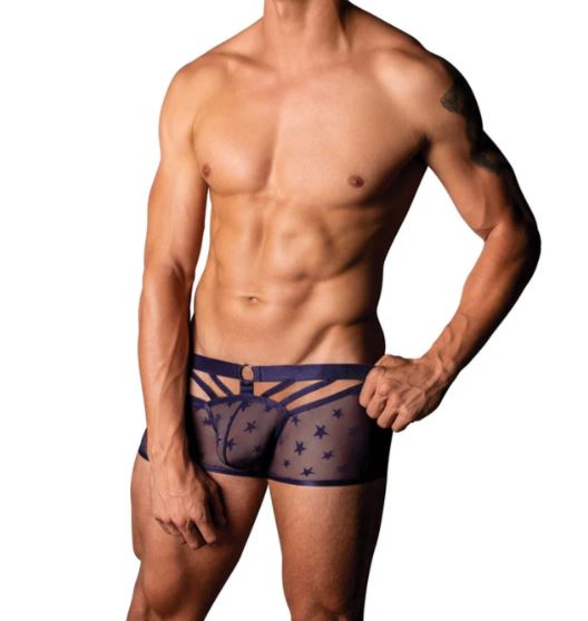 LOVE STAR SHORT with RING PURPLE MEDIUM