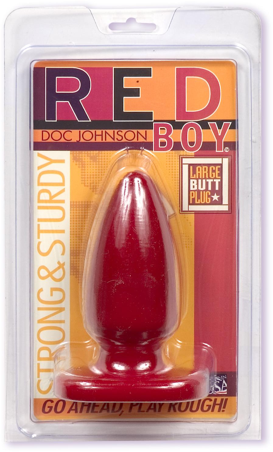 RED BOY LARGE BUTT PLUG 5IN - CD