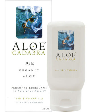 Aloe Cadabra Organic Lube Tahitian Vanilla 2.5Oz