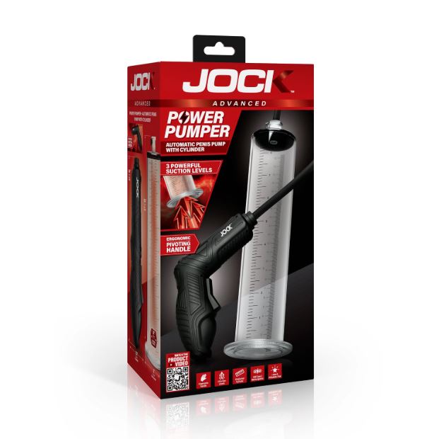 Jock Advanced Power Pumper Penis Pump W/Cylinder