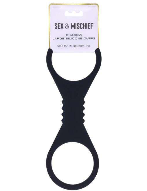 Sex & Mischief Shadow Large Silicone Cuffs