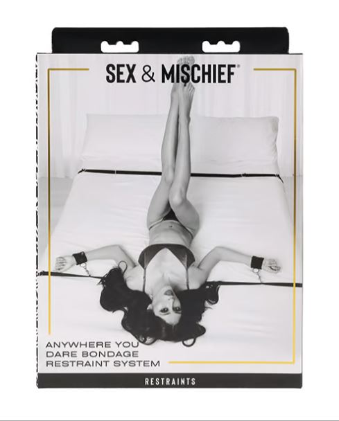 Sex & Mischief Anywhere You Dare Bondage Restraint System