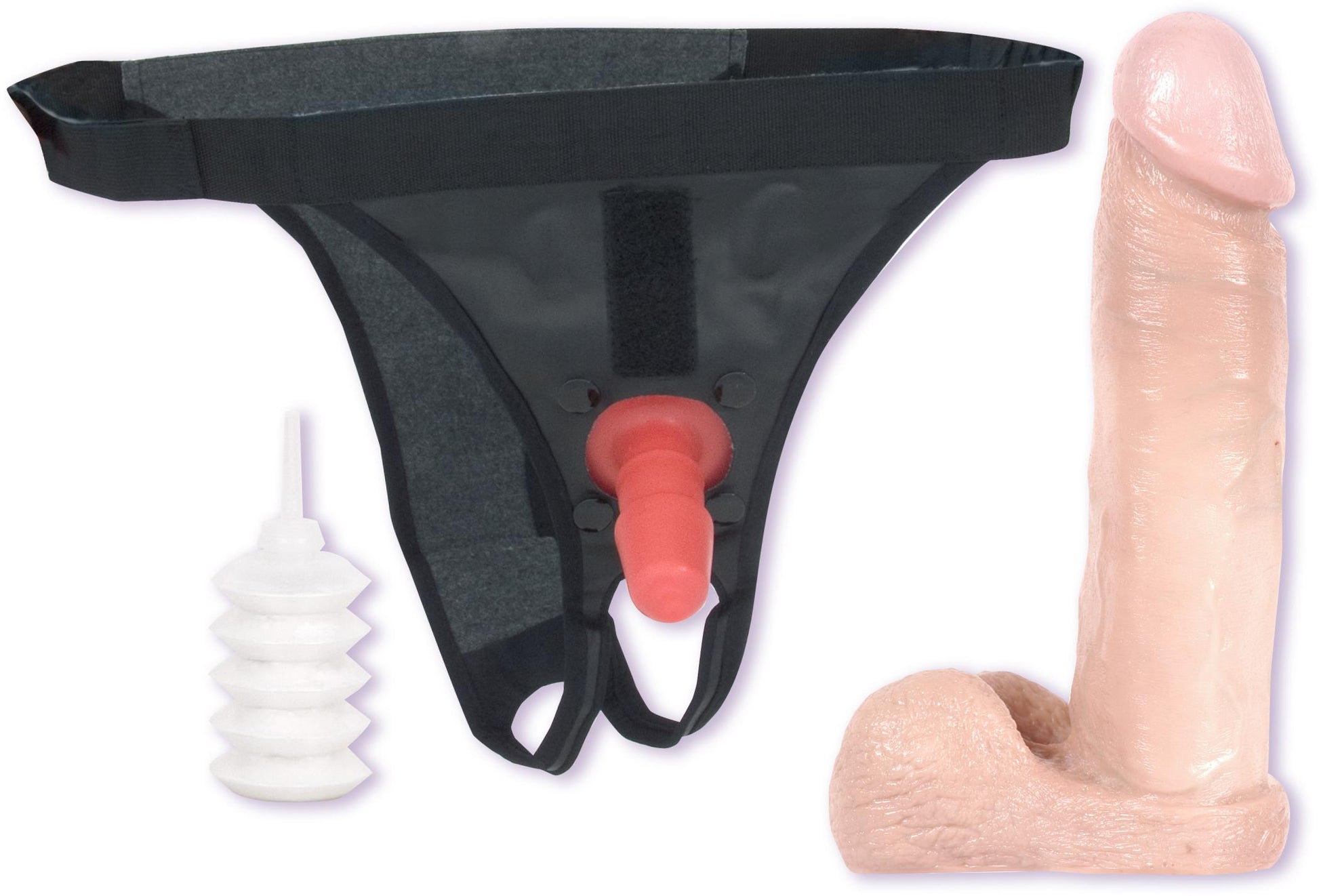 Ultra Harness 2 & Plug W/8In Cock Bx