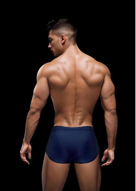Envy Sexy Slinky Brief Navy L/XL