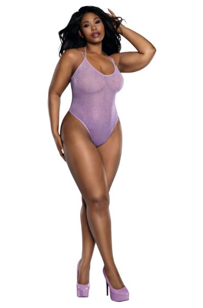 Ombre Glitter Mesh Bodysuit Mesh Bodysuit Lil X