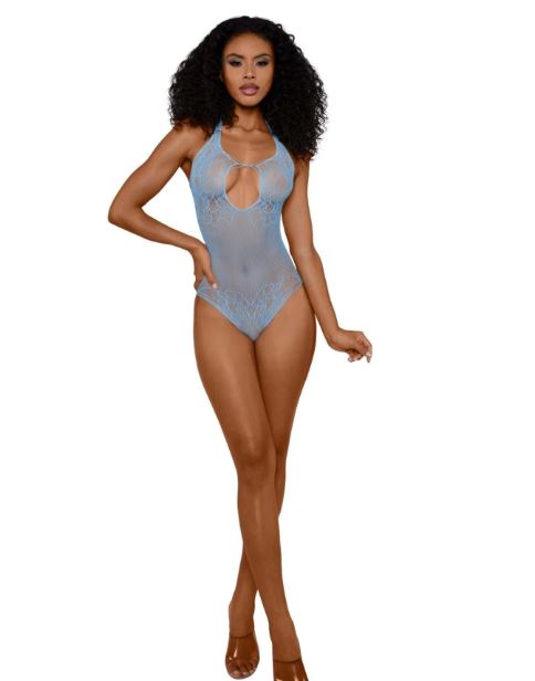 Dreamgirl Plus Ashley Teddy Arctic Blue Os