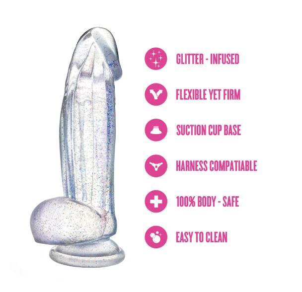 Naturally Yours Bling 7.5IN' Sparkling Clear