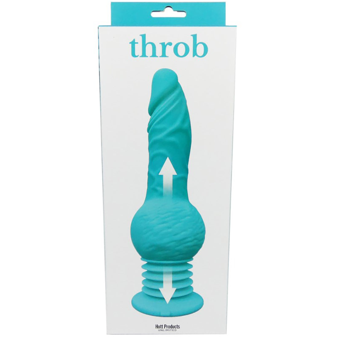 Throb Thrusting Dildo with Ball & Suction Cup