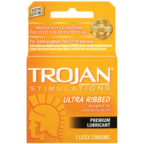 Trojan Ultra Ribbed 3Pk