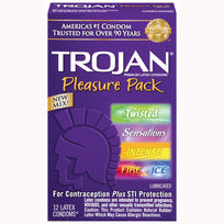 (D) Trojan Pleasure Pack 12 Pa