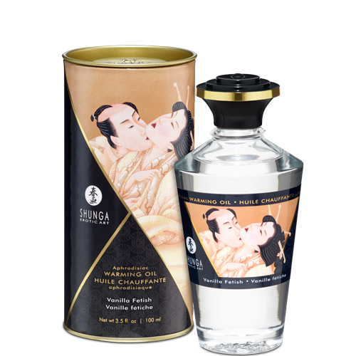 Warming Massage Oil Vanilla Fetish 3.5 oz