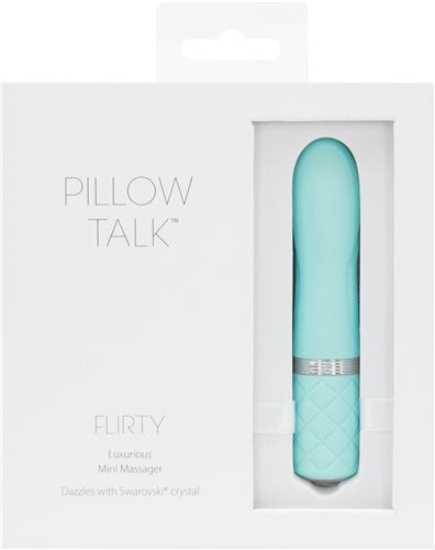 Pillow Talk Flirty Vibe W/Swarovski Crystal Teal