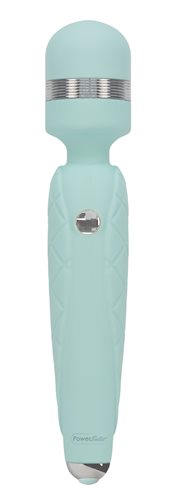 Pillow Talk Cheeky Wand Vibe with Swarovski Crystal Teal