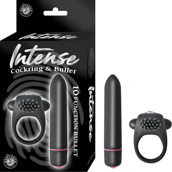 Intense Cockring & Bullet-Blac K