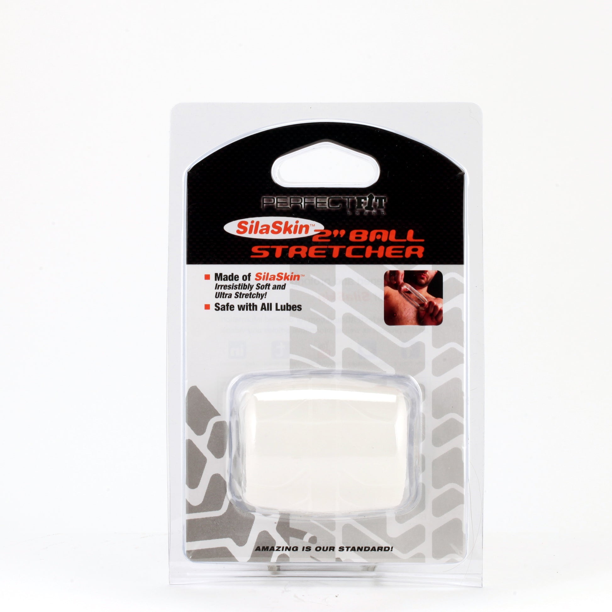 Perfect Fit Silaskin Ball Stretcher 2In Clear