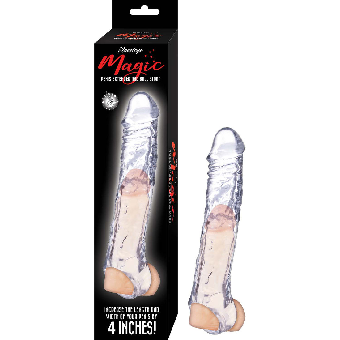 Magic Extender & Ball Strap 7.5In Clear