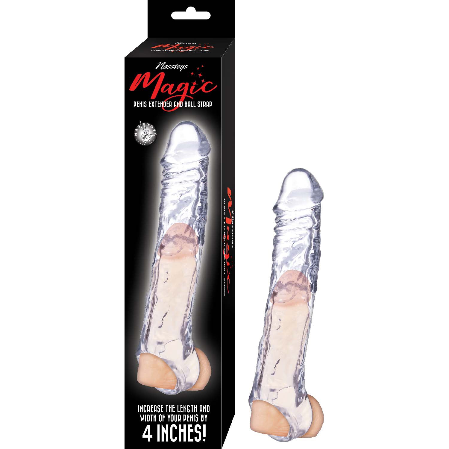Magic Extender & Ball Strap 7.5In Clear