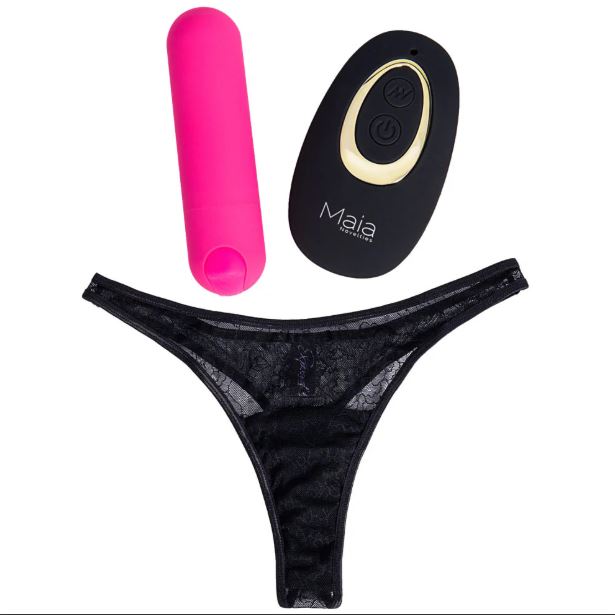 Date Night Remote Pink Panty Vibe - S/m