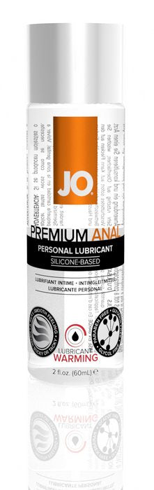 JO 2 oz Anal Premium Silicone Lube Warming