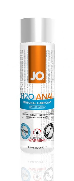 JO 4 oz Anal H2O Warming Lubricant