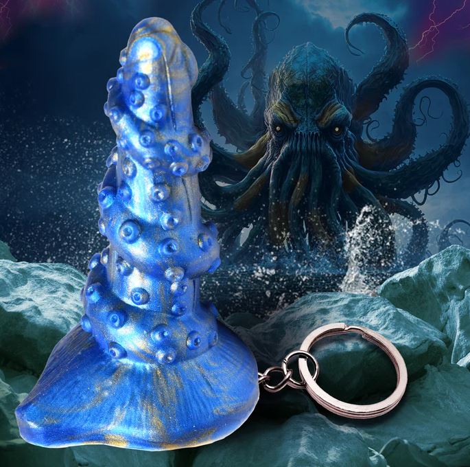 Creature Cocks Lord Kraken Silicone Keychain