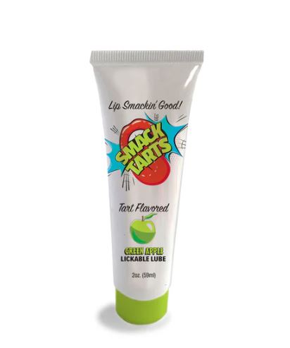 SMACK TARTS LICKABLE LUBE SOUR GREEN APPLE 2 oz