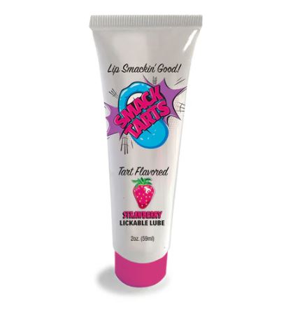 SMACK TARTS LICKABLE LUBE SOUR STRAWBERRY 2 oz
