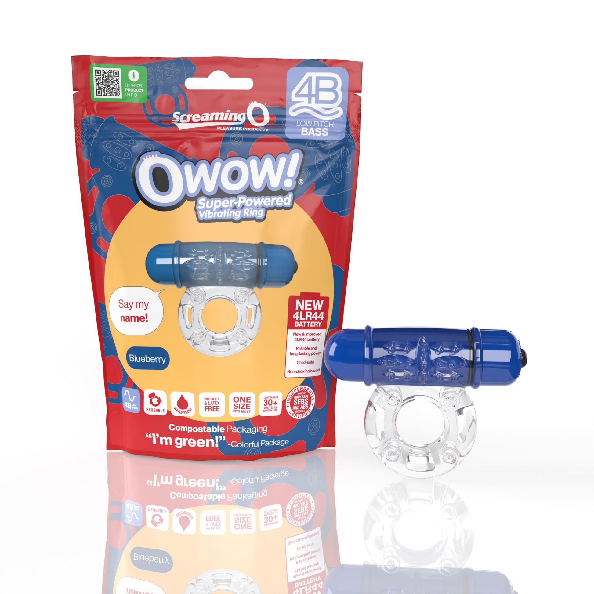 Screaming O 4B Owow Blueberry (Bass)