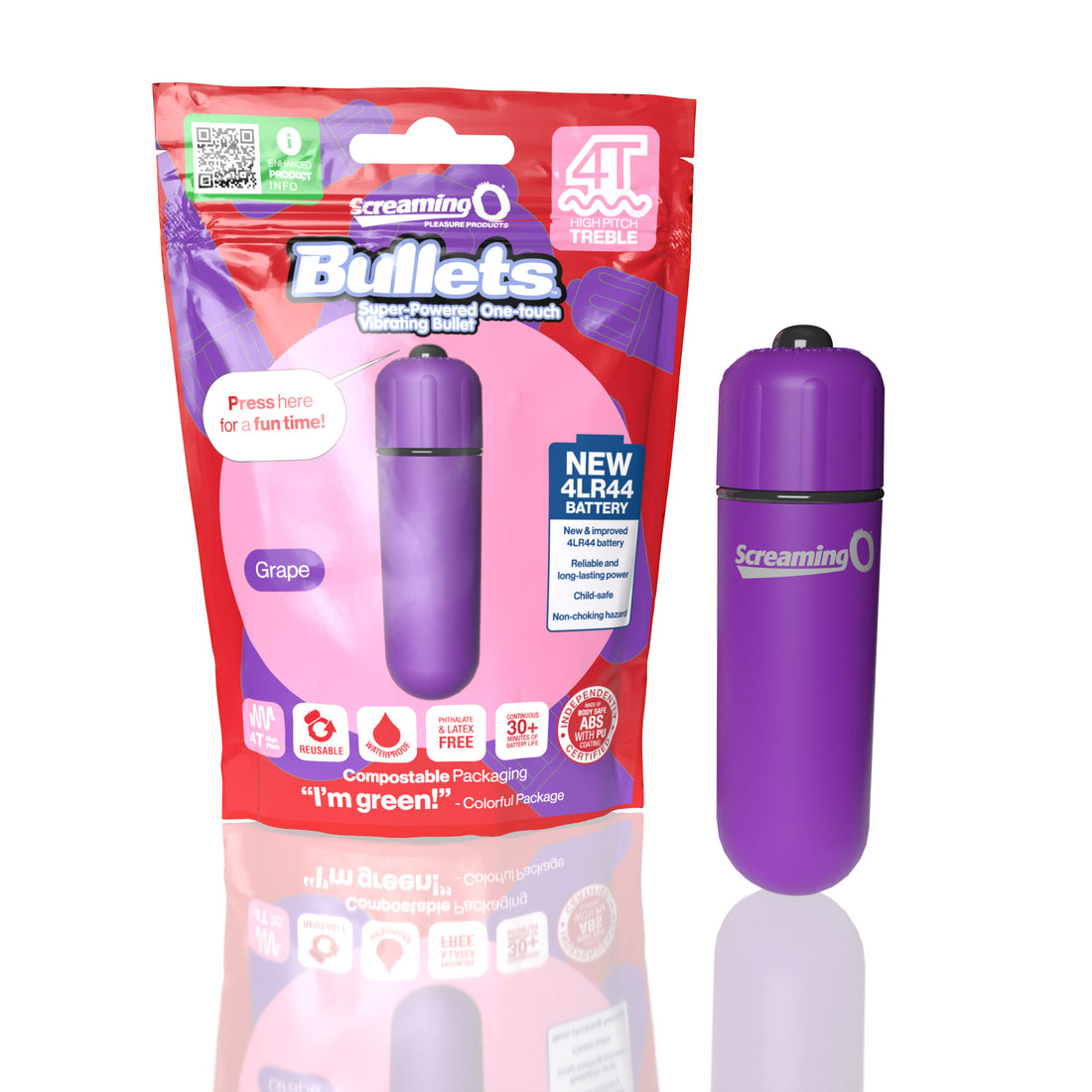 Screaming O 4T Bullet Grape (Treble)