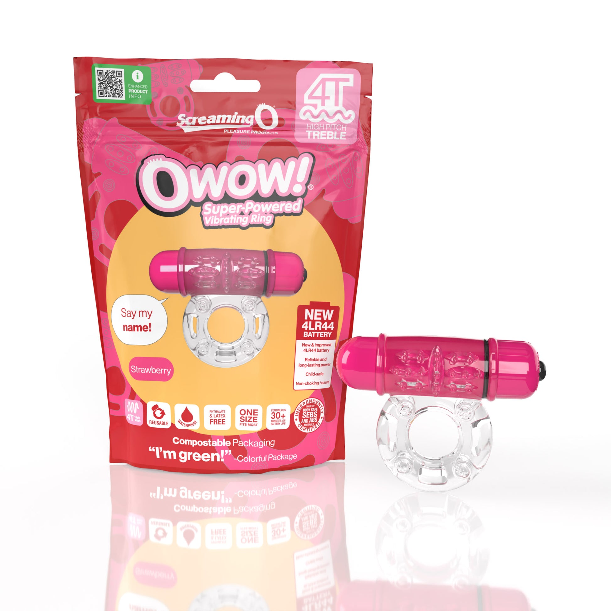 Screaming O 4T Owow Strawberry (Treble)