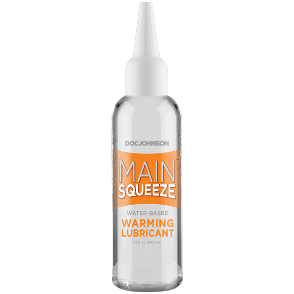 Main Squeeze Warming Water Based Lubricant 3.4 oz