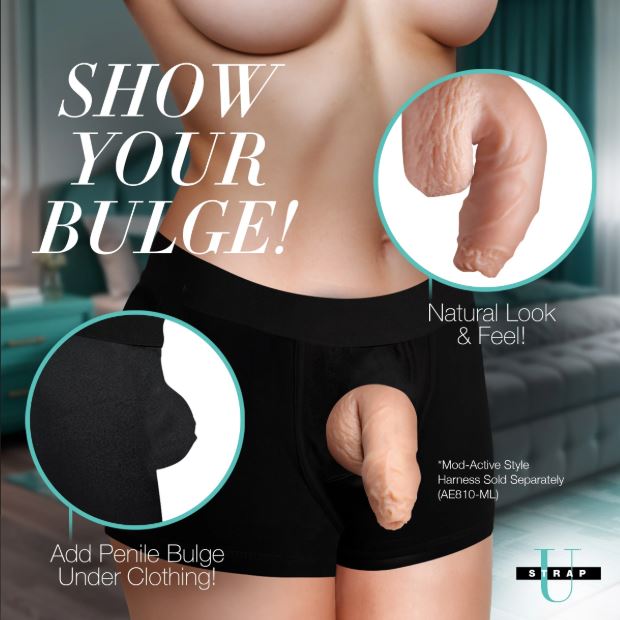 Strap U 5.1In Uncut Silicone Packer Light