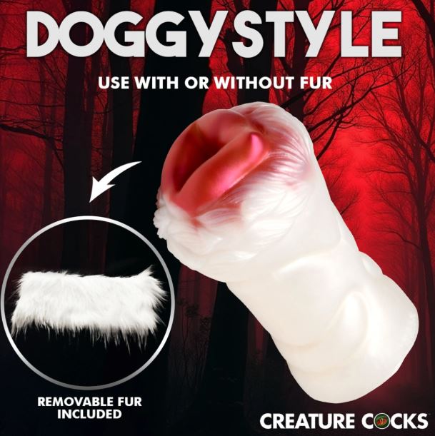 Creature Cocks Snow She-Wolf Silicone Stroker