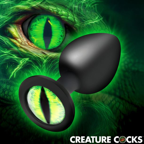 Creature Cock Creature Eye Silicone Butt Plug Medium