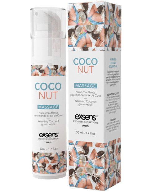 Exsens Warming Massage Oil Coconut 50Ml