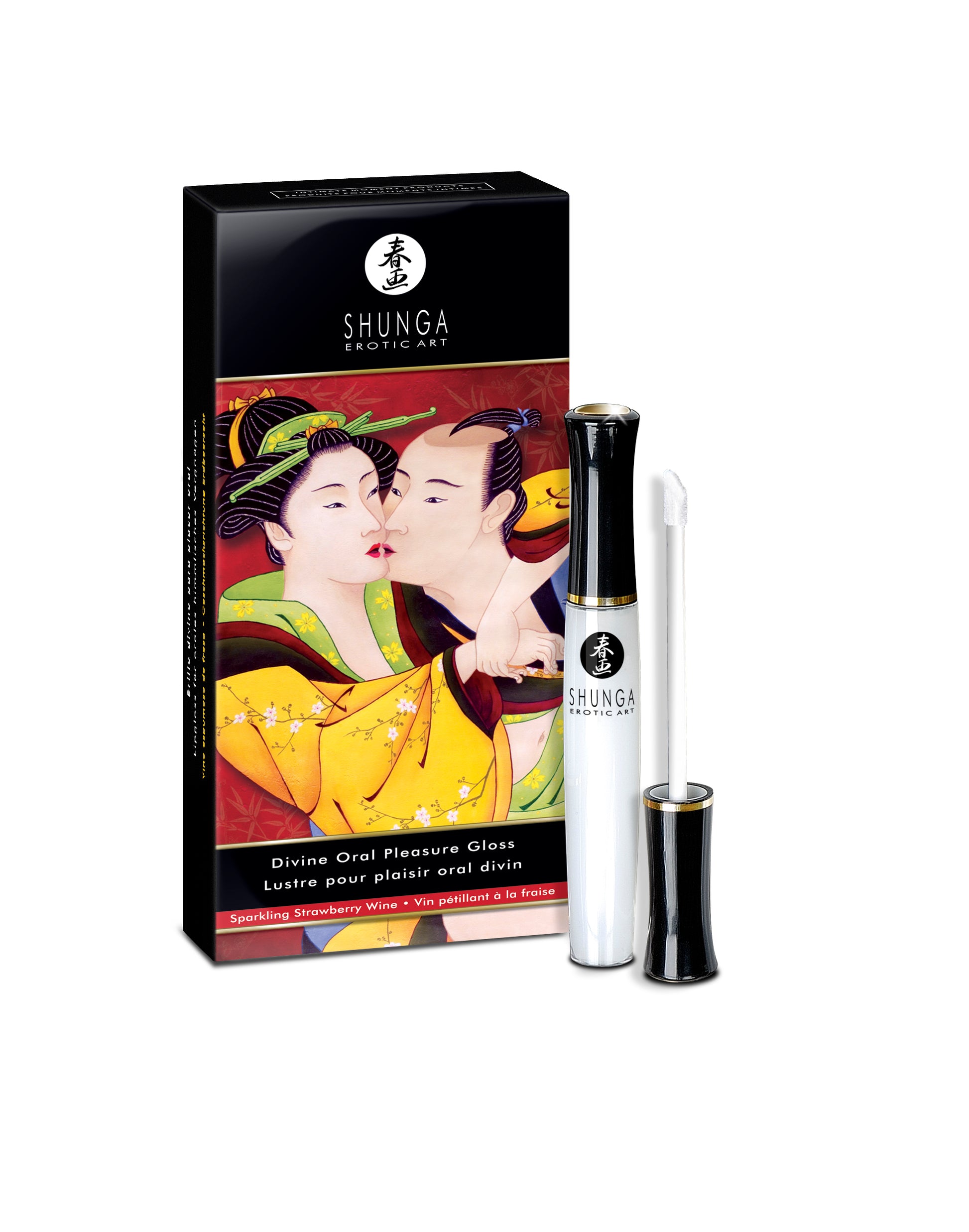Divine Oral Pleasures Lipgloss Sparkling Strawberry Wine 1 oz