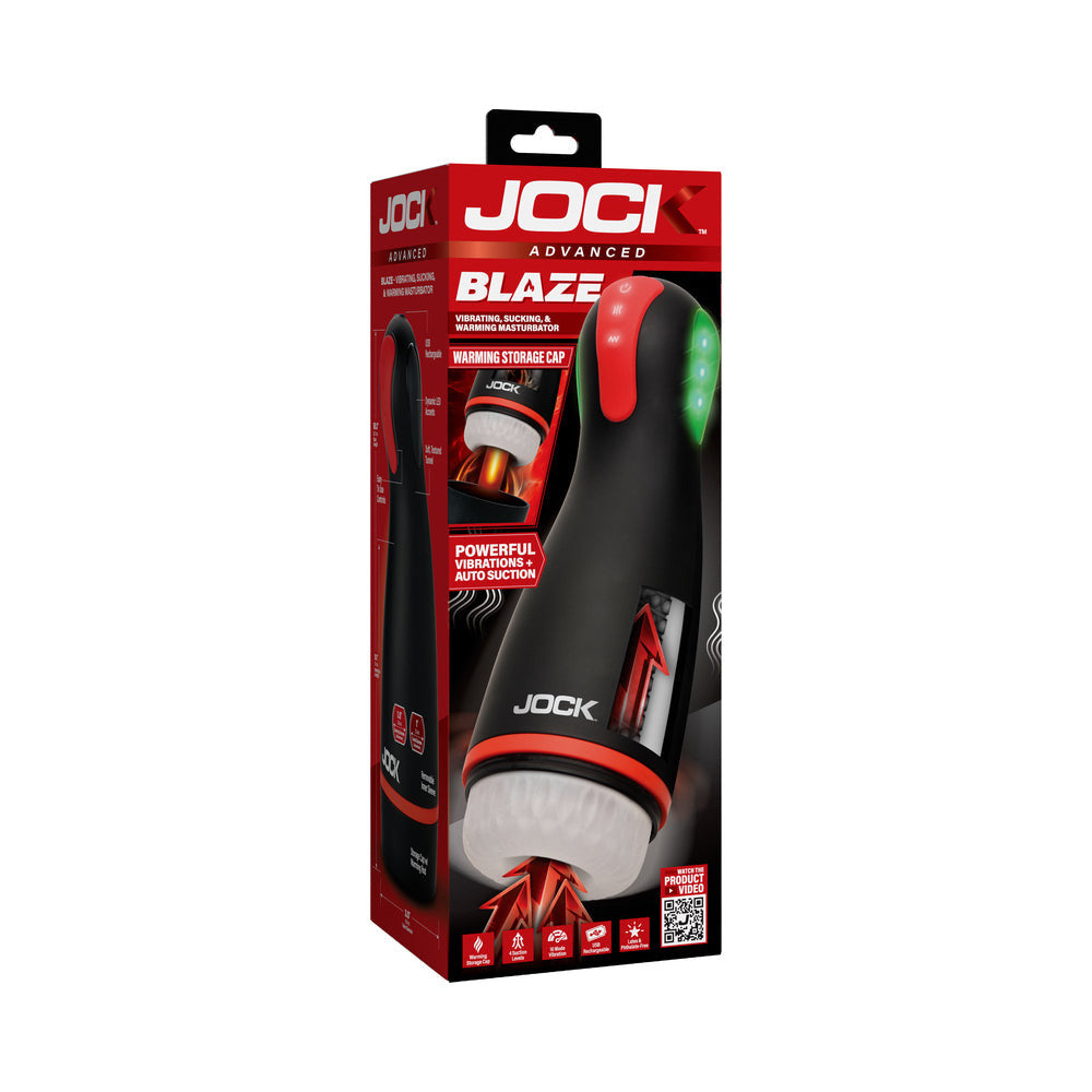Jock Advanced Blaze Vibrating Sucking & Warming Masturbator
