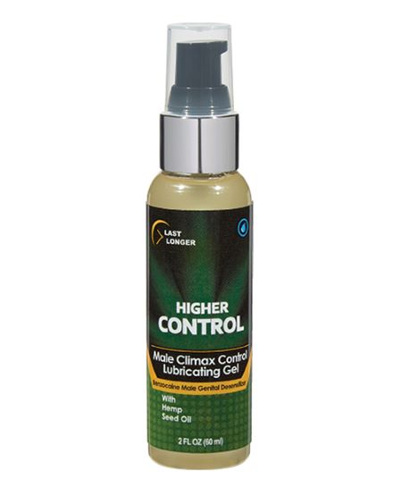 Higher Control Climax Control Gel W/Hemp Seed Oil 2 oz