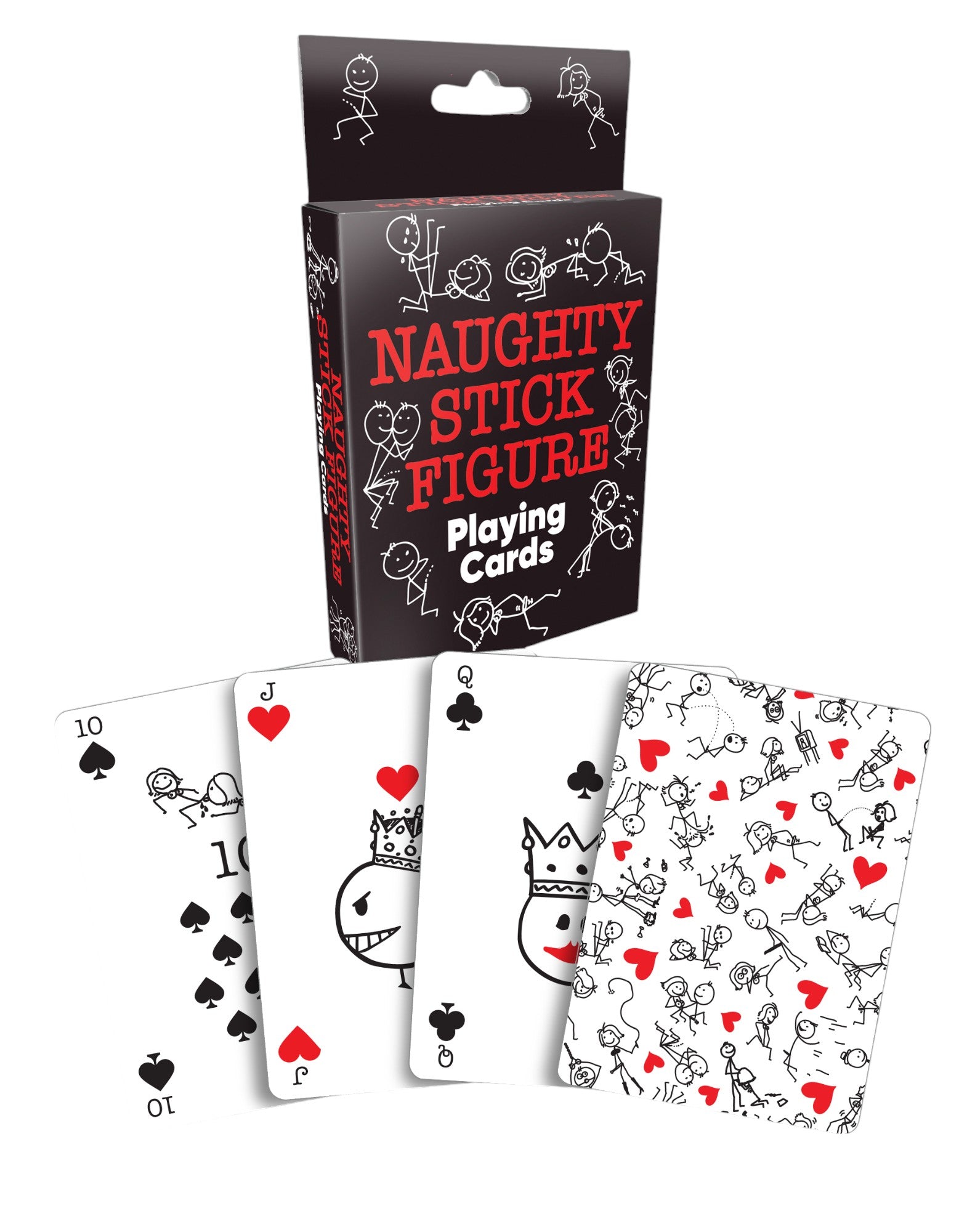 Stick Figures Playing Cards