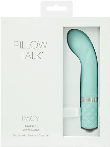 Pillow Talk Racy Vibe with Swarovski Crystal Teal