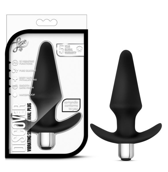 LUXE DISCOVER BLACK ANAL PLUG