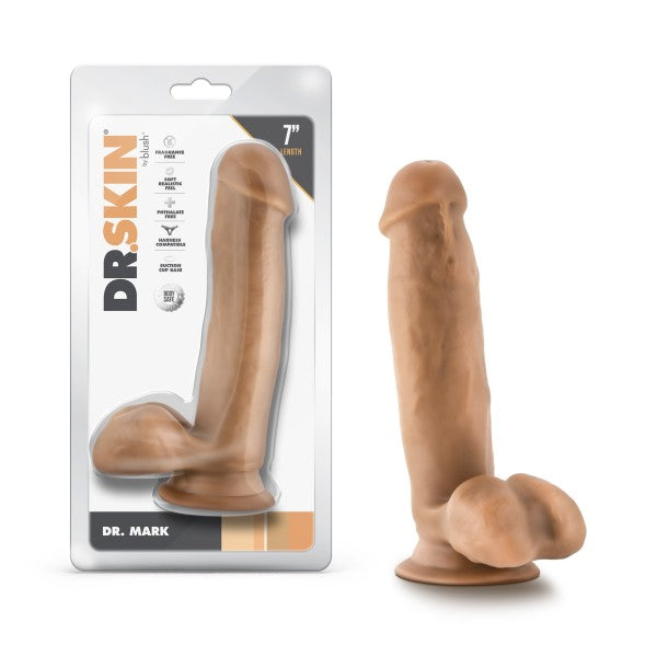 Dr. Skin Dr. Mark 7 in Dildo with Balls Tan