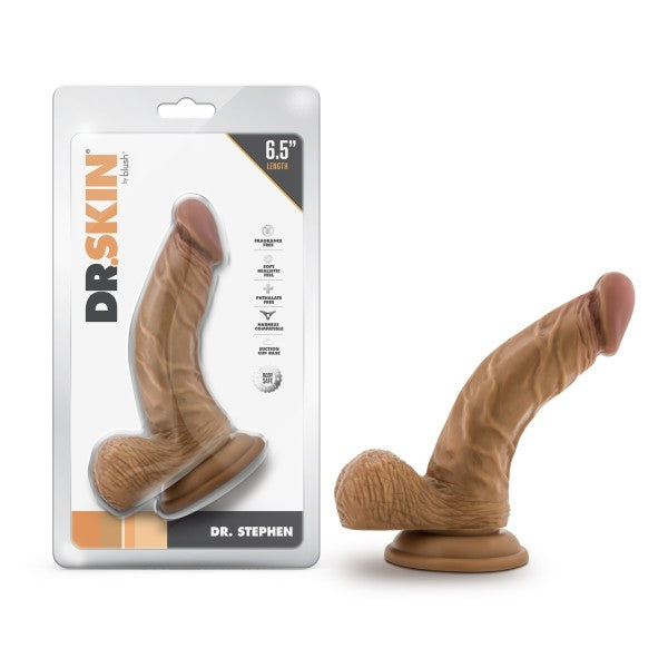 Dr. Skin Dr. Stephen 6.5IN Dildo with Balls Tan
