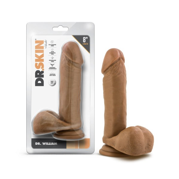 Dr. Skin Dr. William 8 in Dildo with Balls Tan