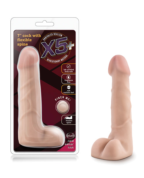 X5 7In Cock W/Flexible Spine