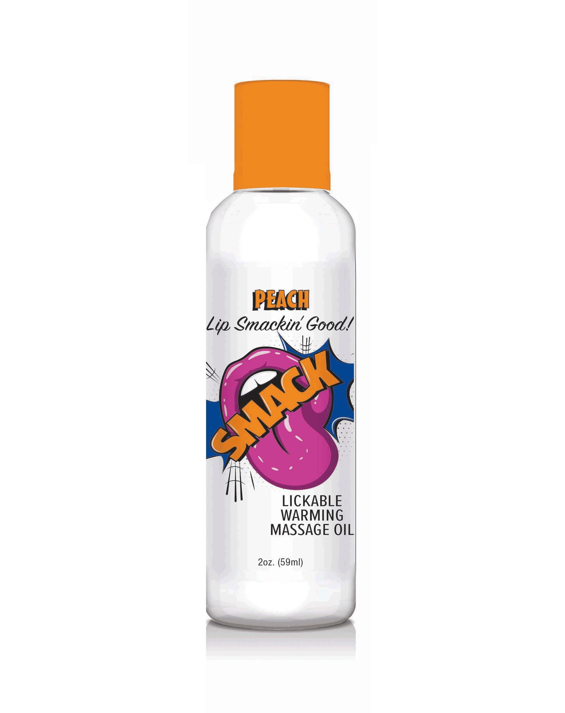 SMACK PEACH 2 OZ WARMING MASSAGE OIL