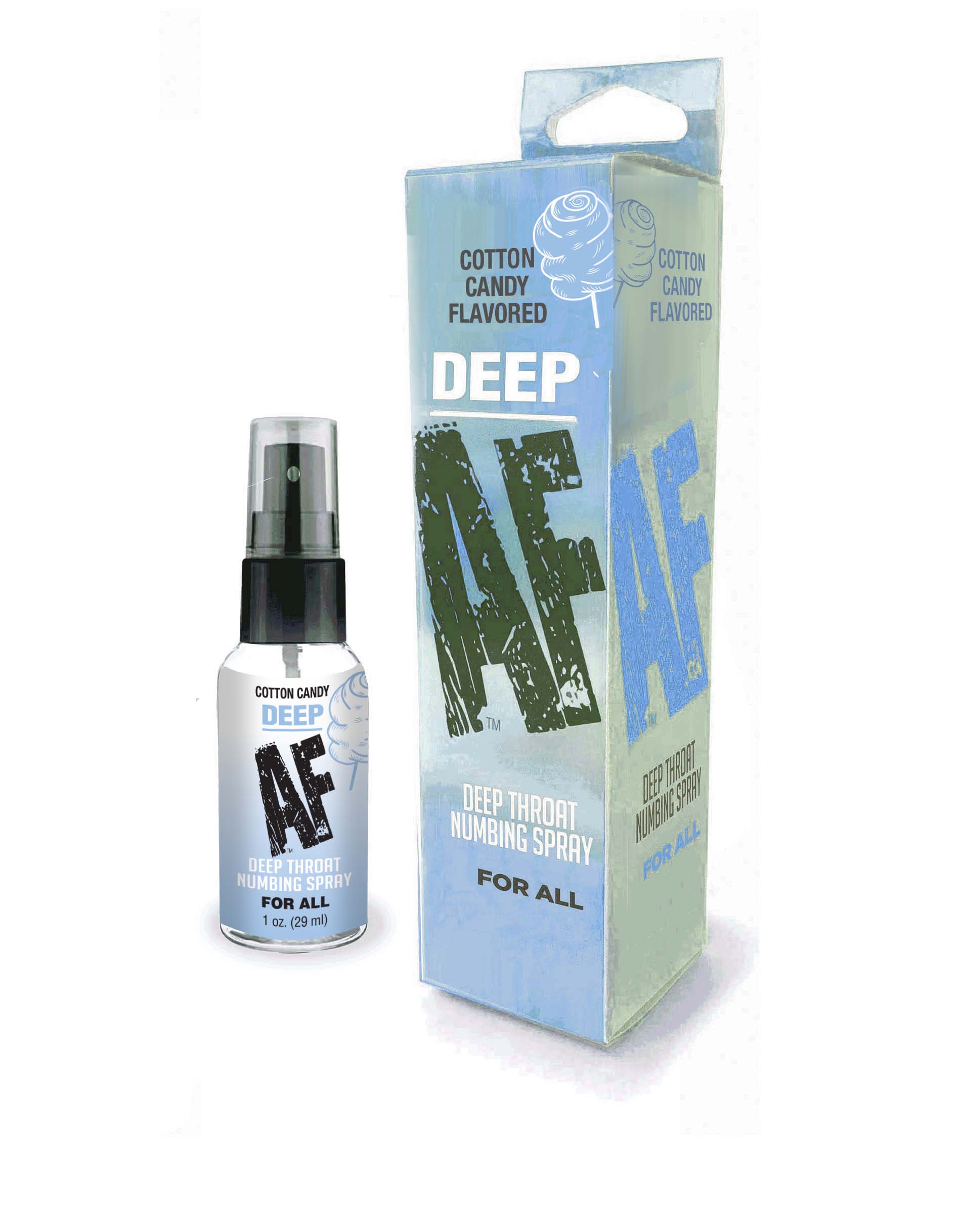 DEEP AF DEEP THROAT SPRAY COTTON CANDY 1OZ